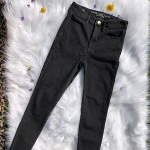 American Eagle Black Super Stretch Pants